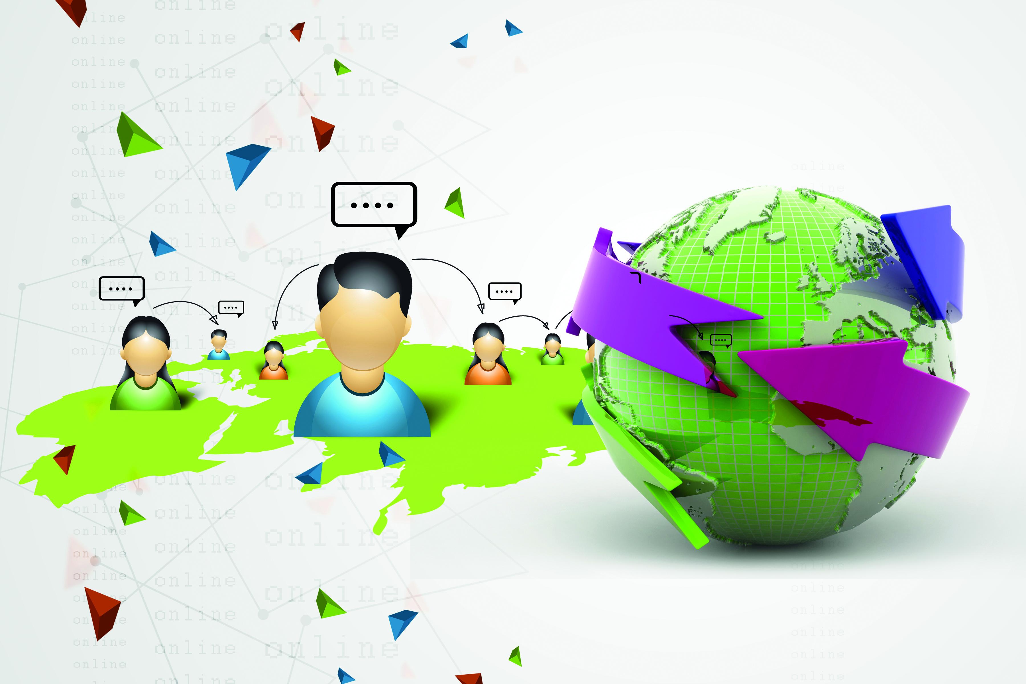 social media world