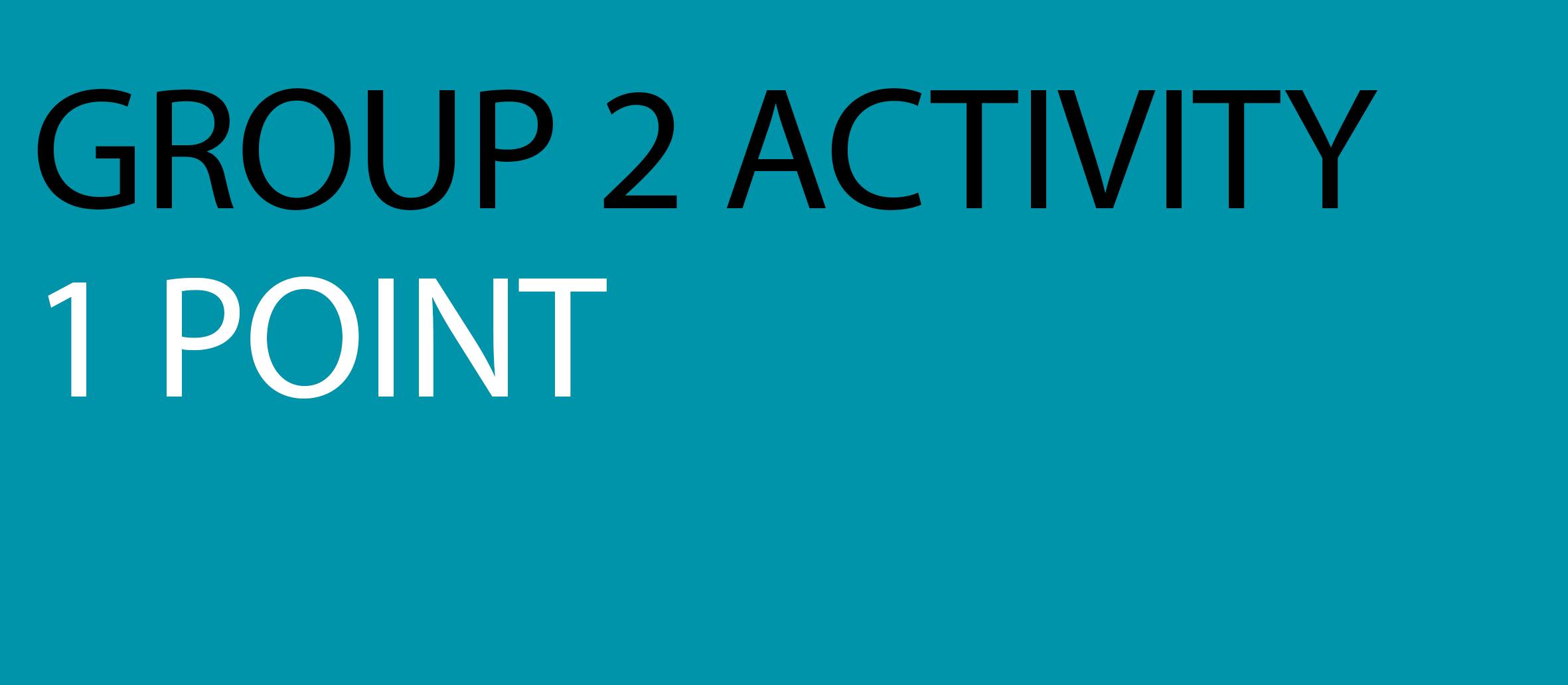 ELearning 1 point