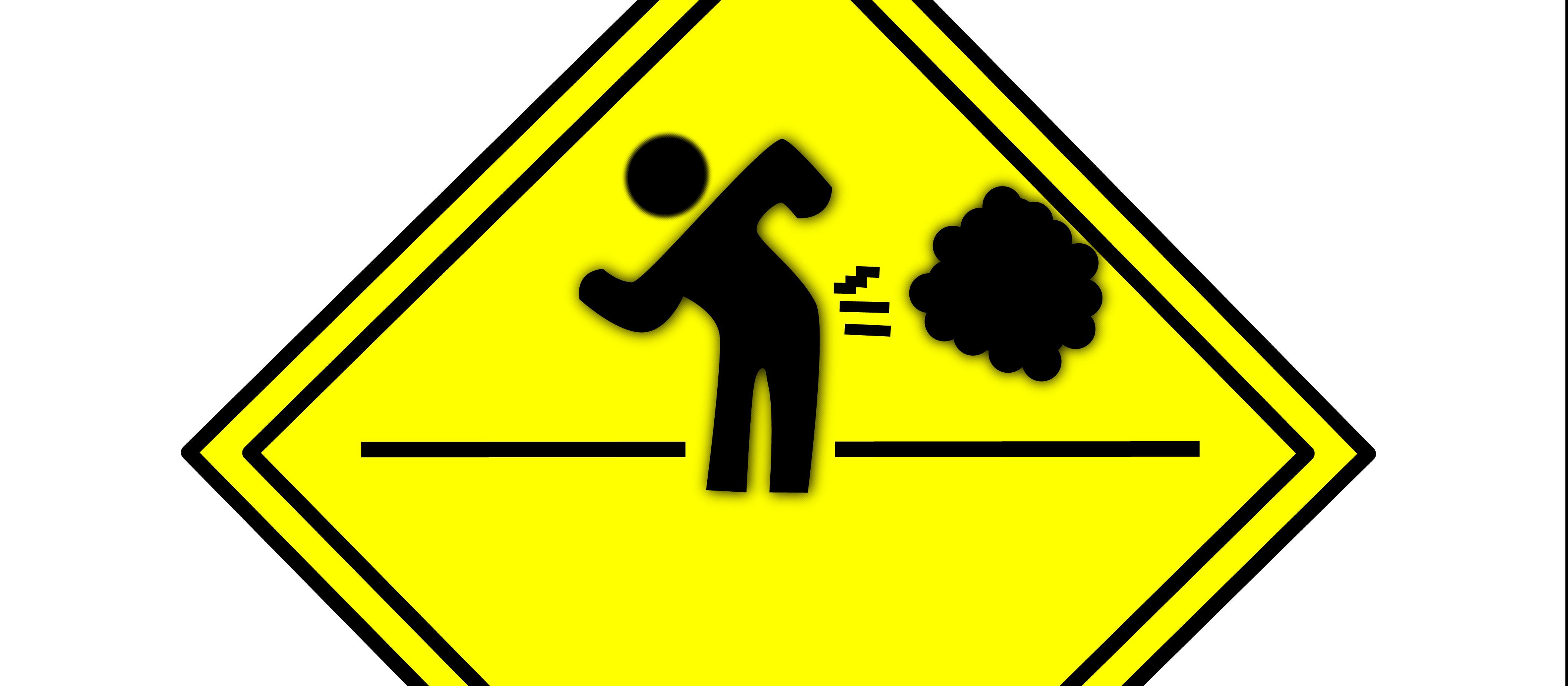 Farting sign