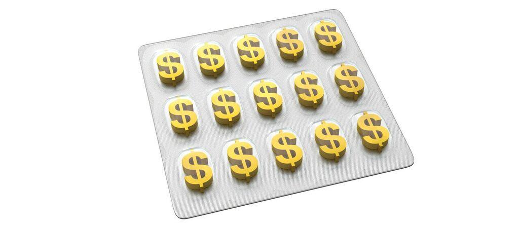 Money blister dollar