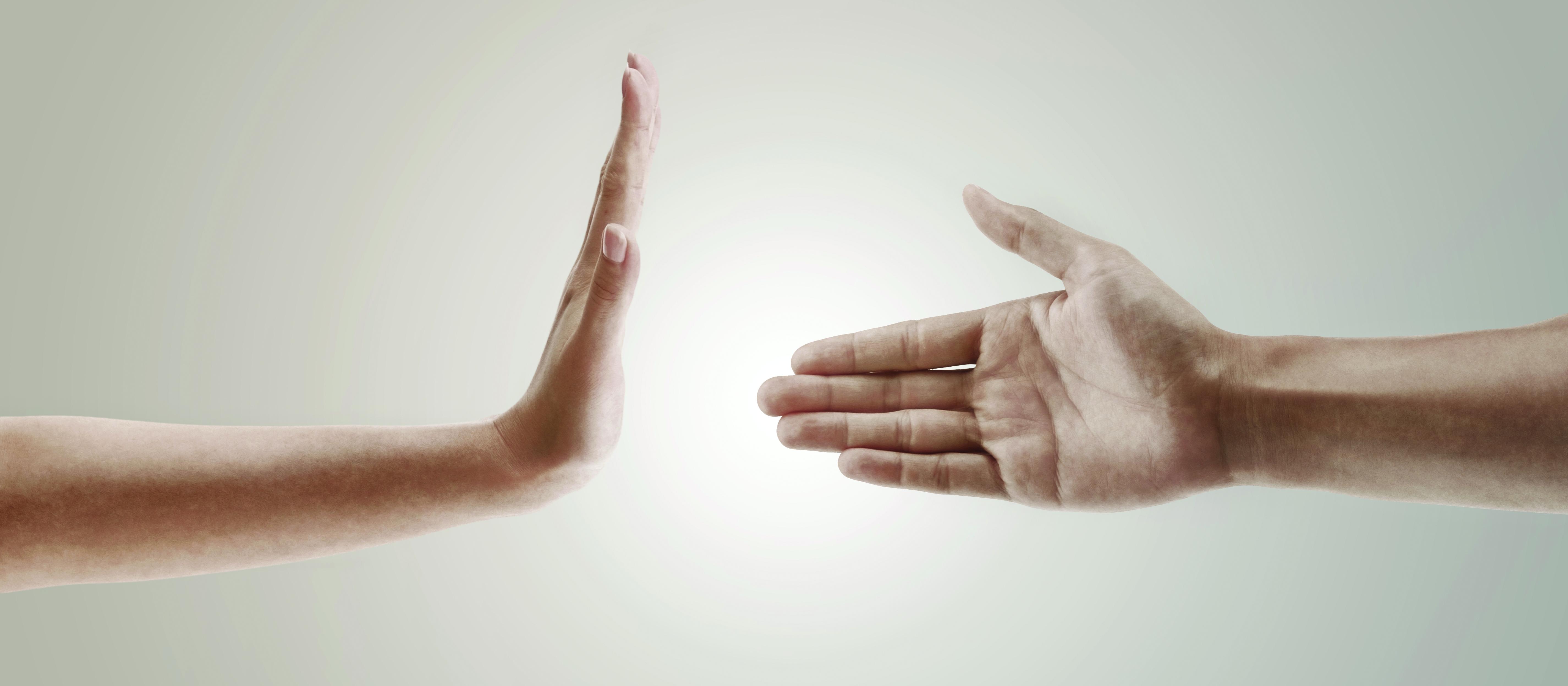 Rejecting handshake