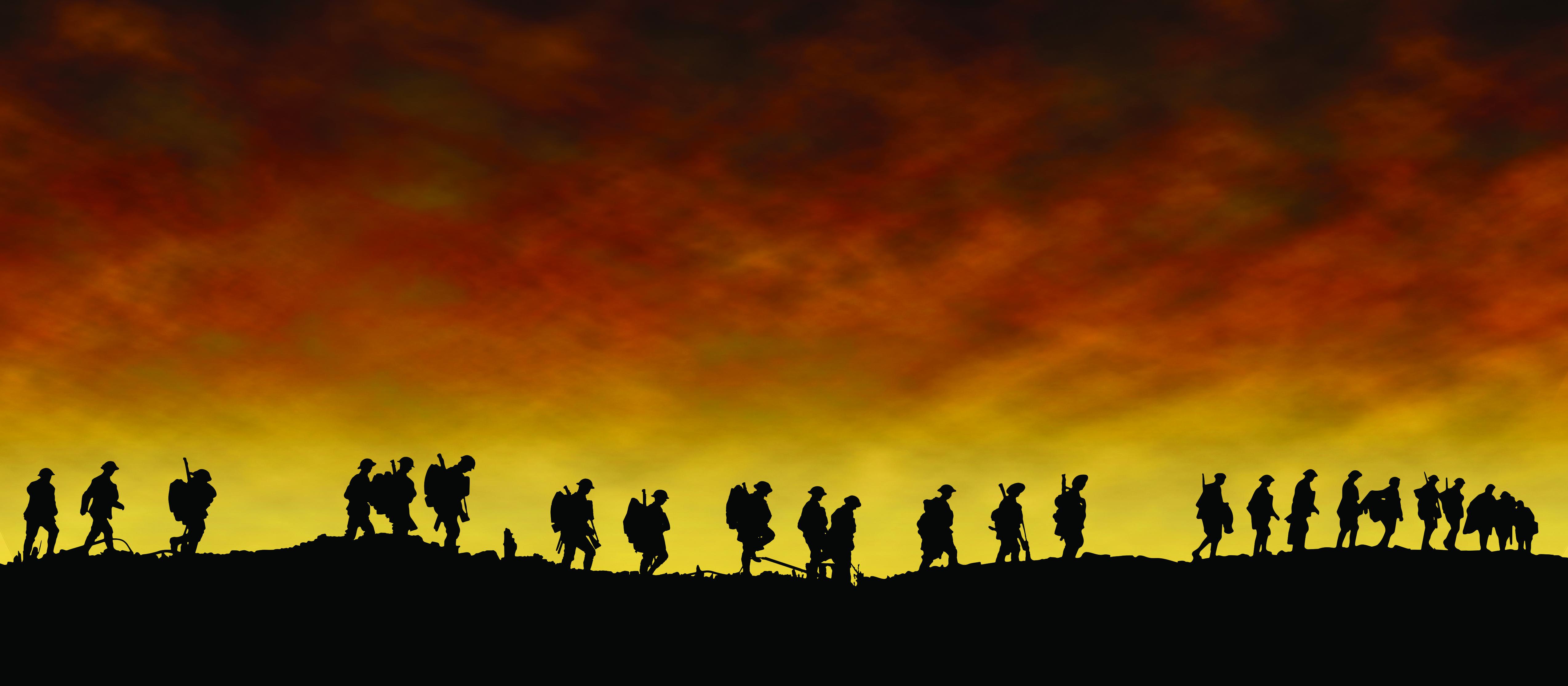 World War 1 silhouettes