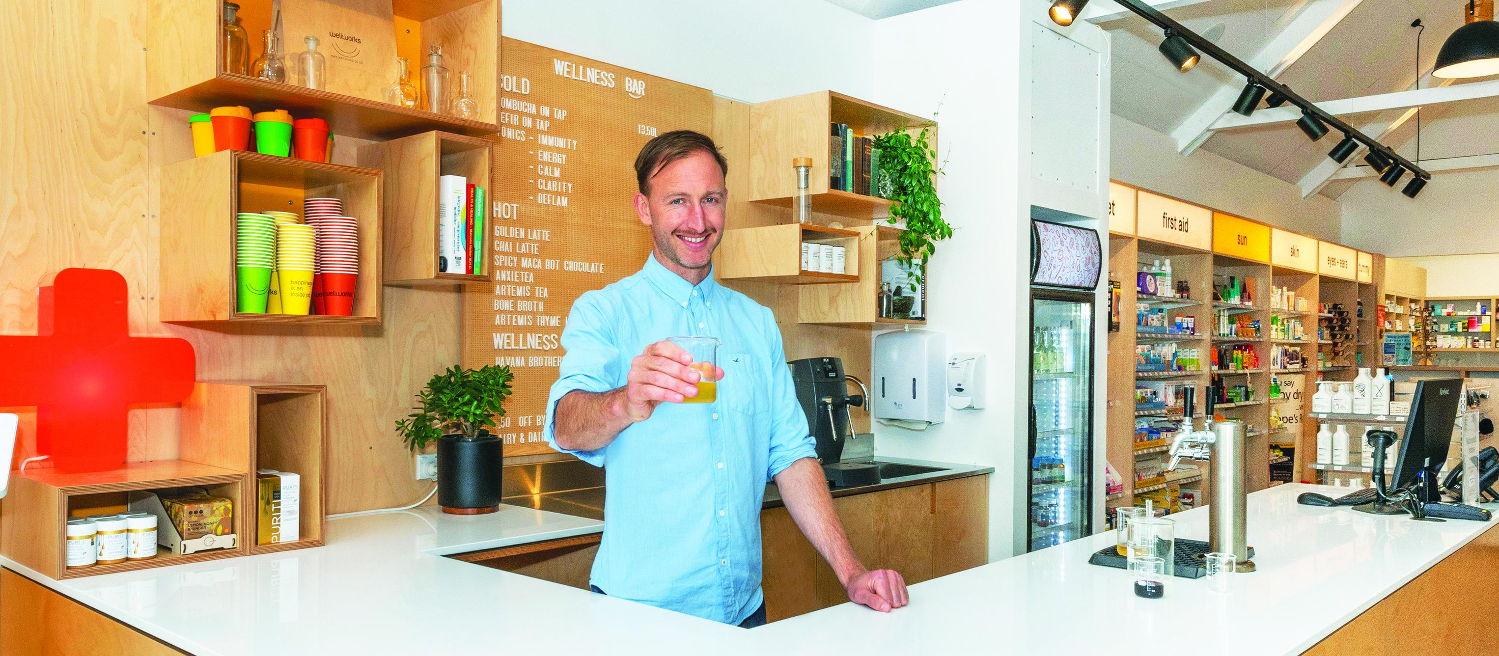 Ben Latty wellness bar