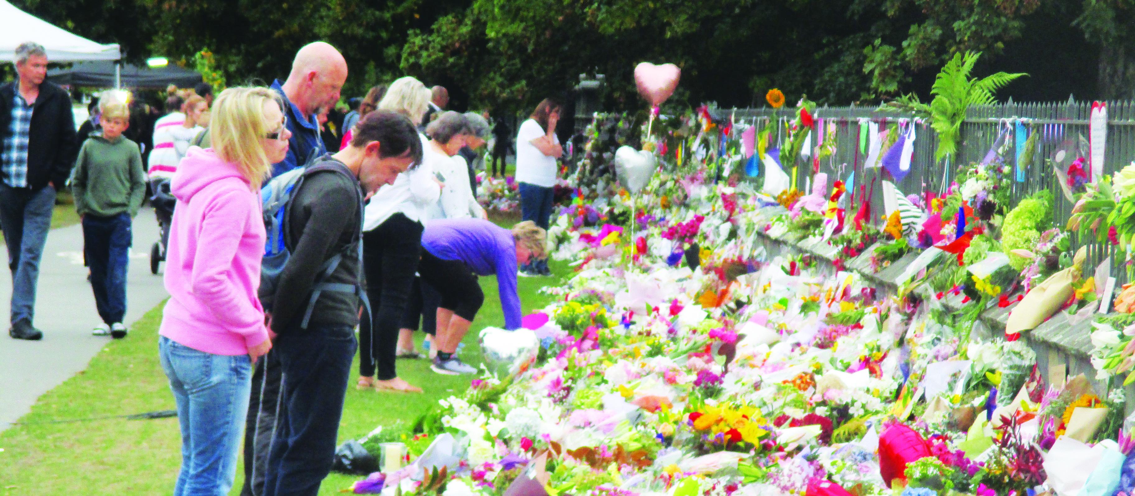 Christchurch mosque memorial