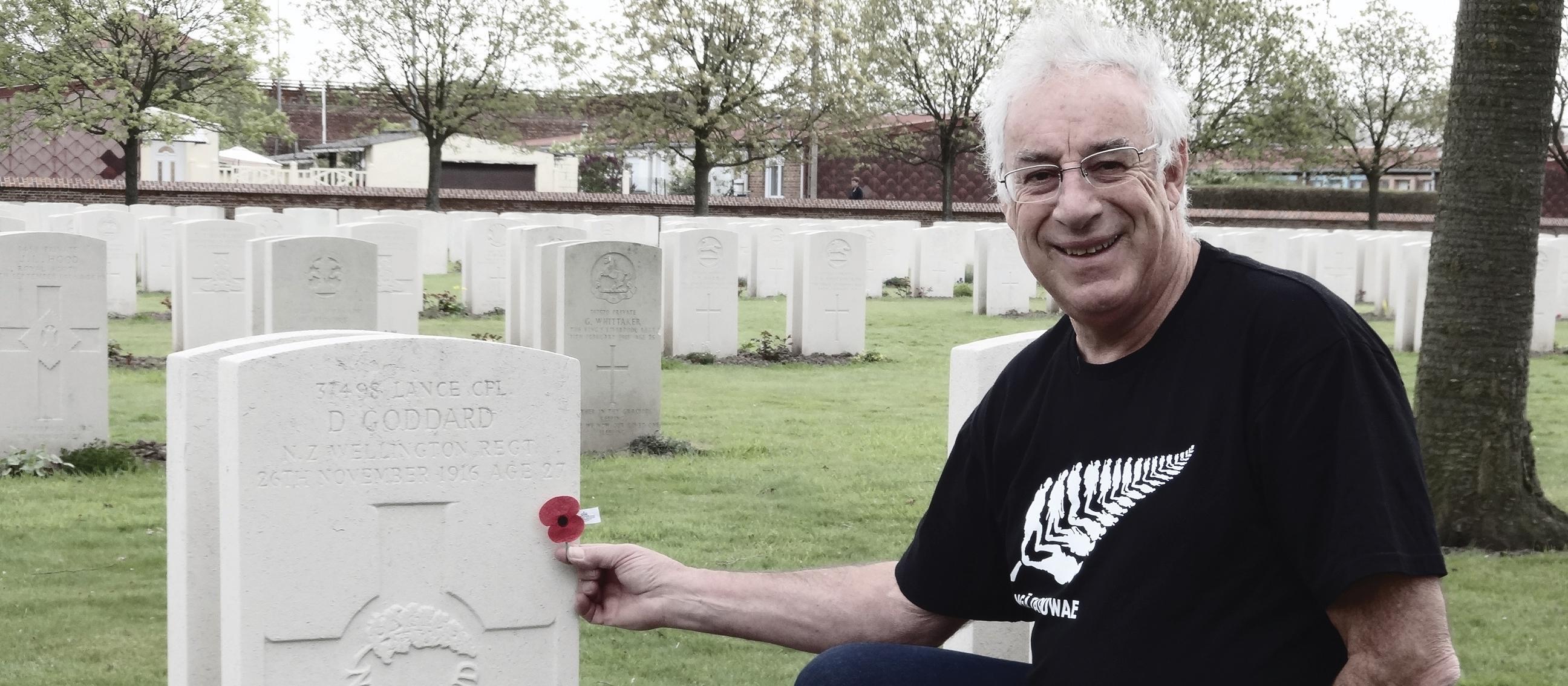 Euan Galloway poppy cemetery