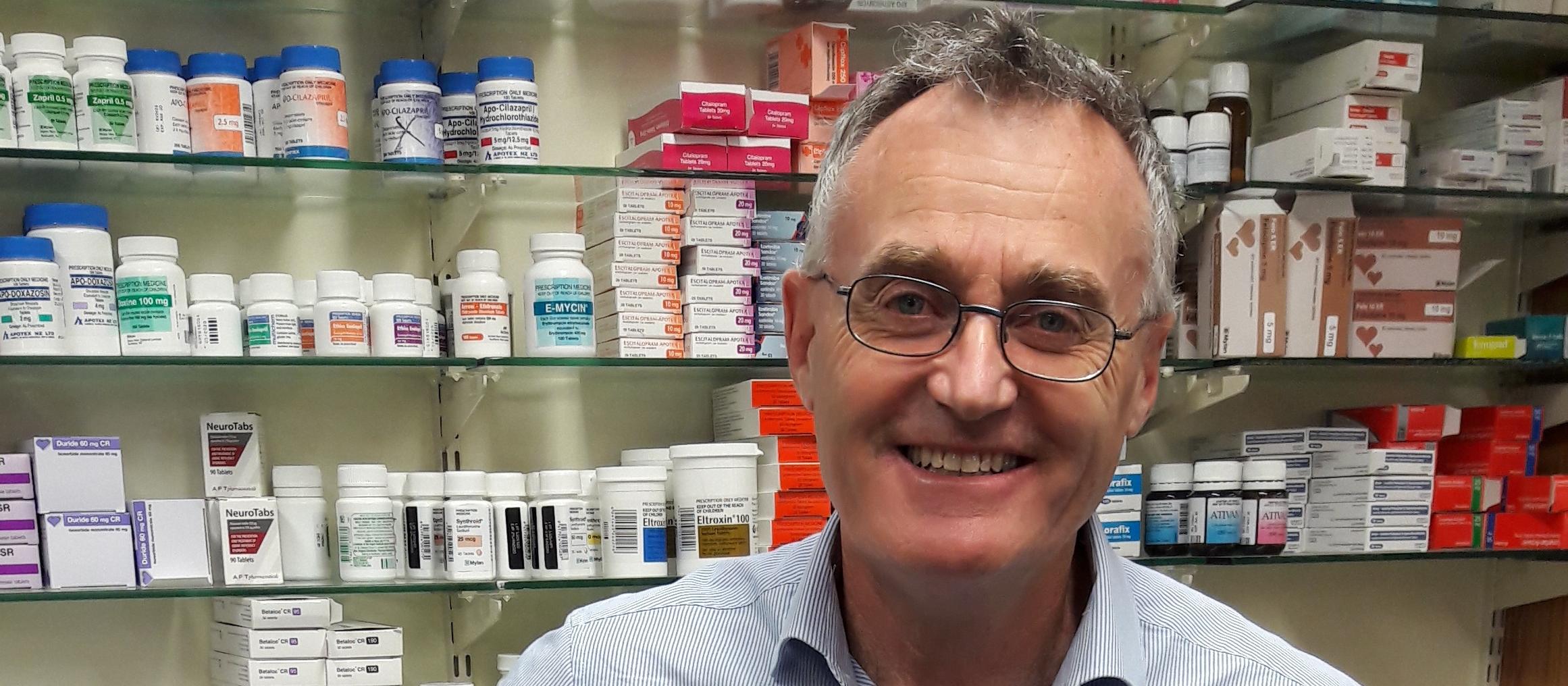 Des Healy, Whanganui Central Pharmacy