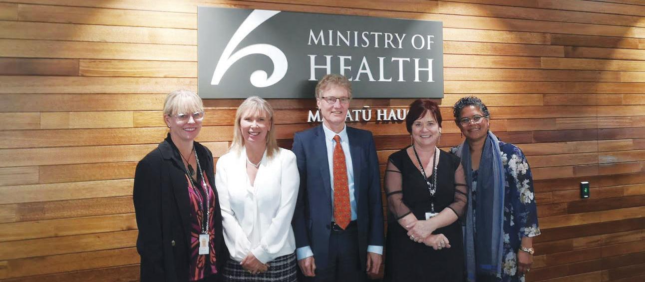 Andi Shirtcliffe, Bernadette Brown, Richard Townley, Trish Farrelly and Aarti Patel