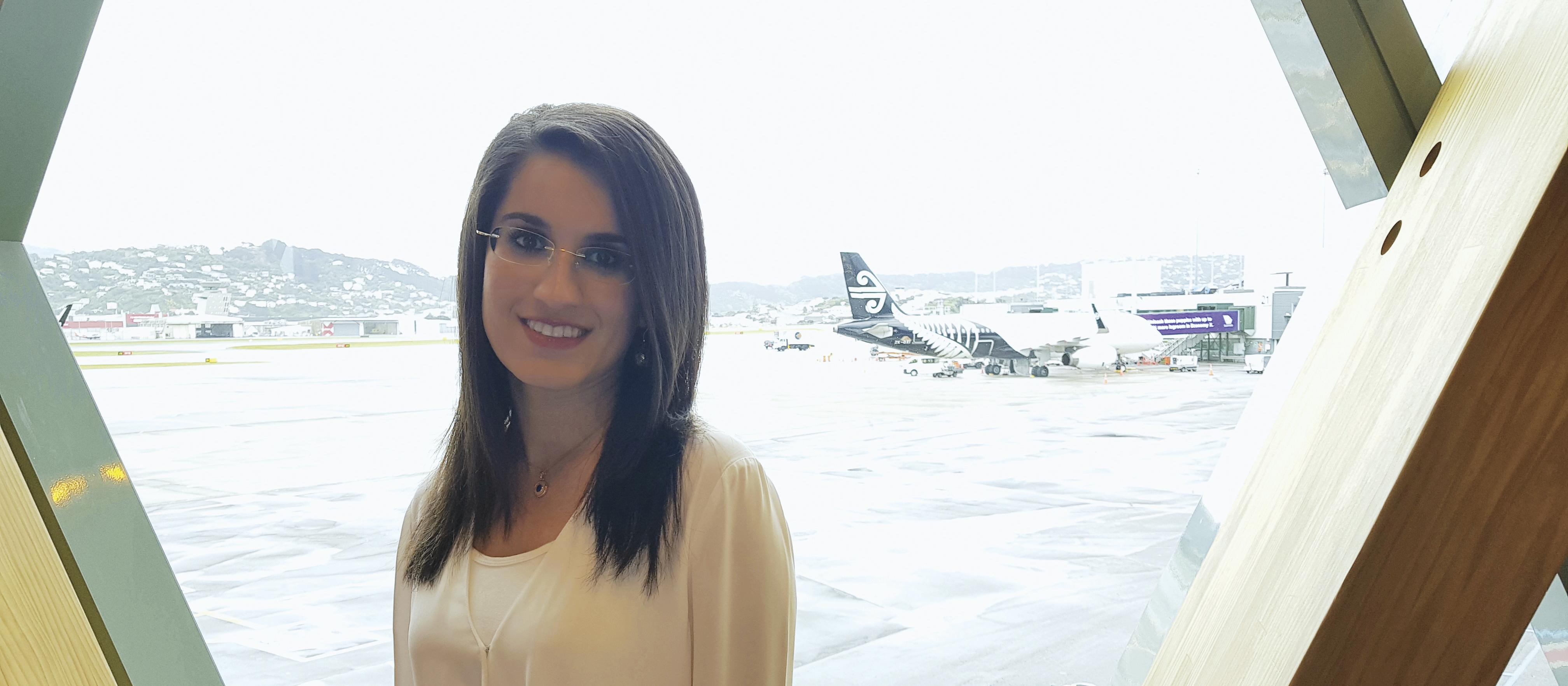 Yasmin Abdul Aziz - Wellington airport