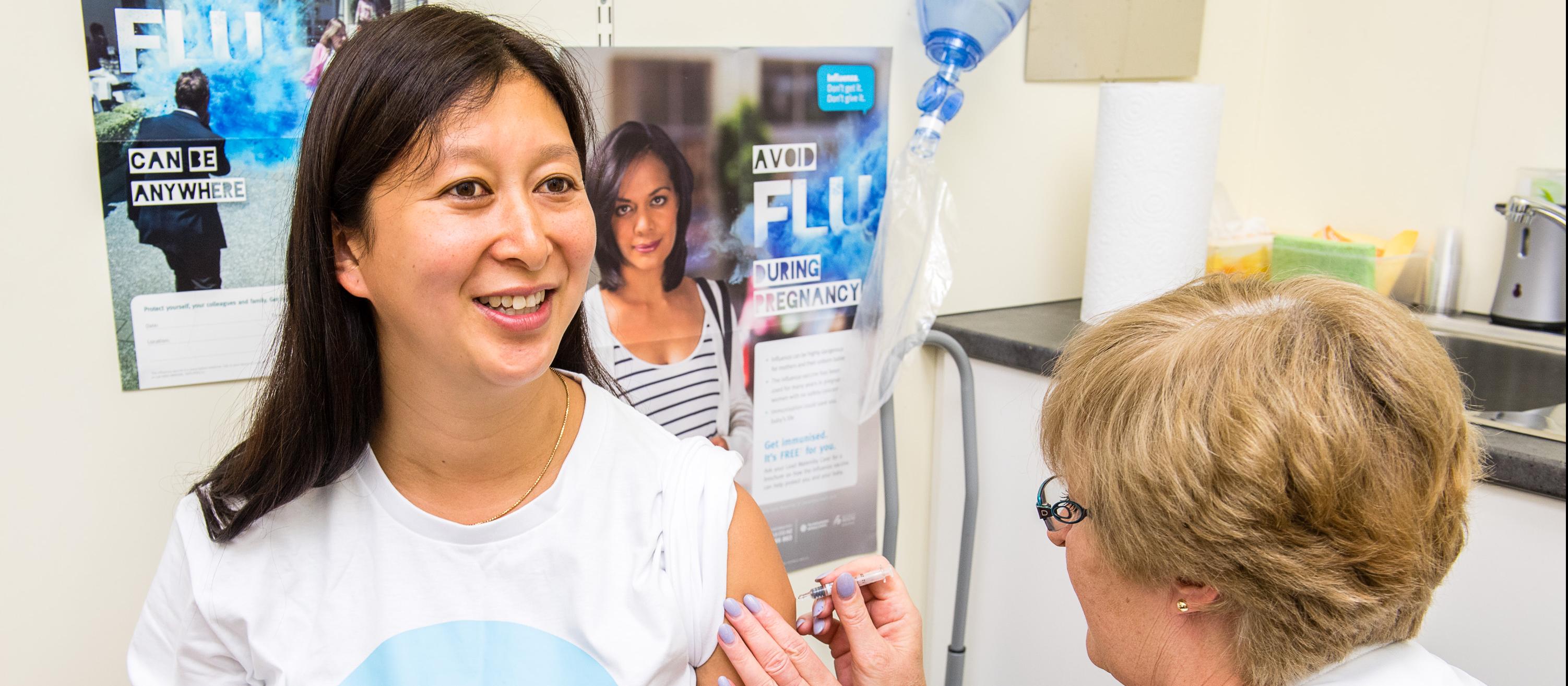 Influenza jab ann privet canary lim