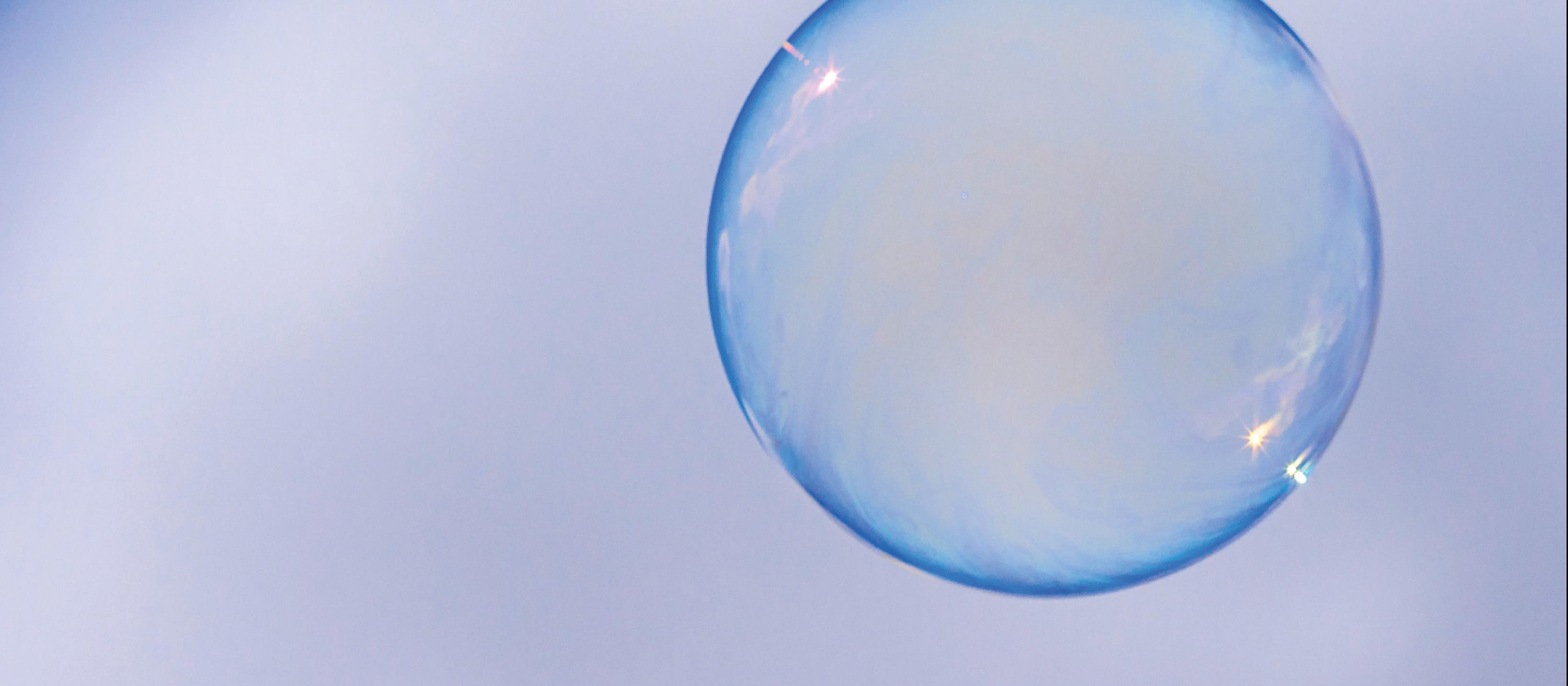 Bubble blue sky