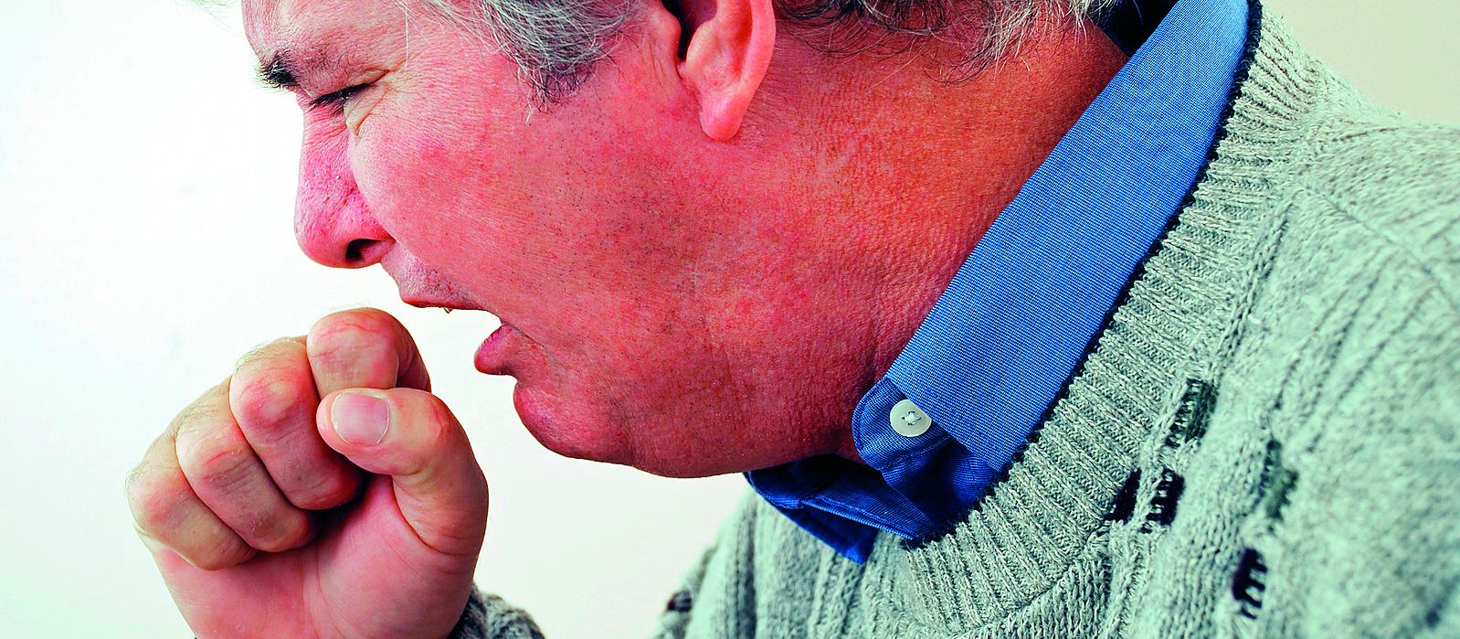 Man with cough 