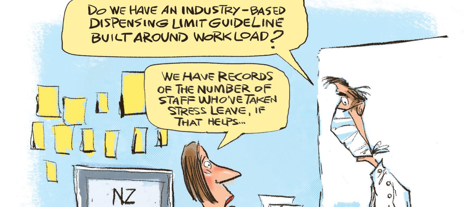 Cartoon - Rod Emmerson - Stress leave