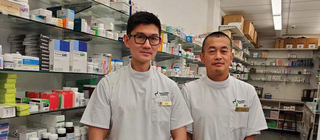  Evan Choie (left) and Ronald Chin