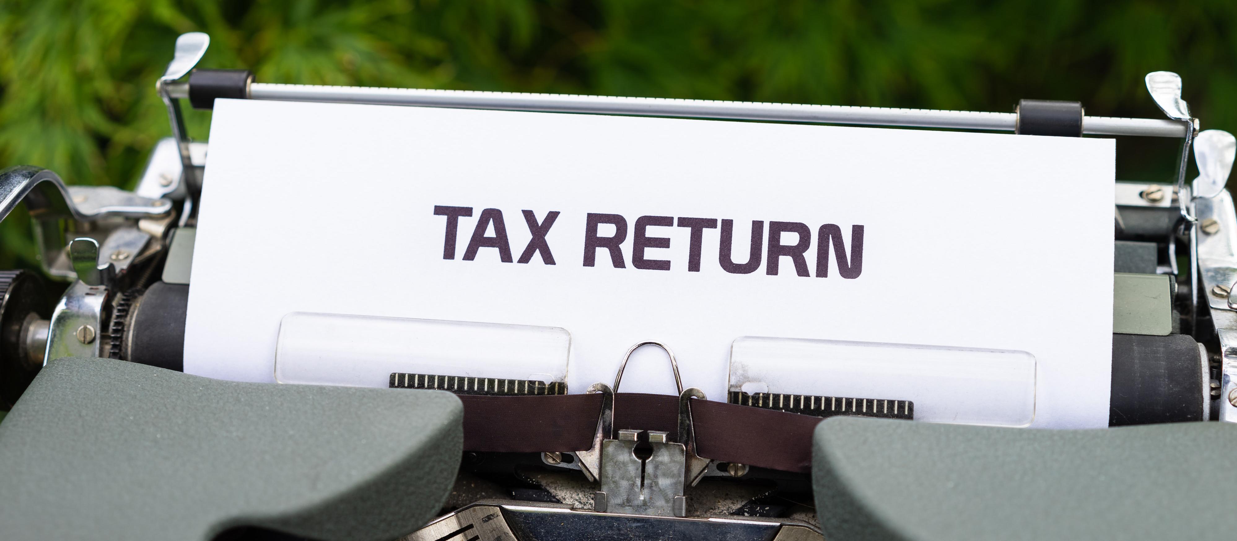 Tax return on typewrite - Markus Winkler on Unsplash