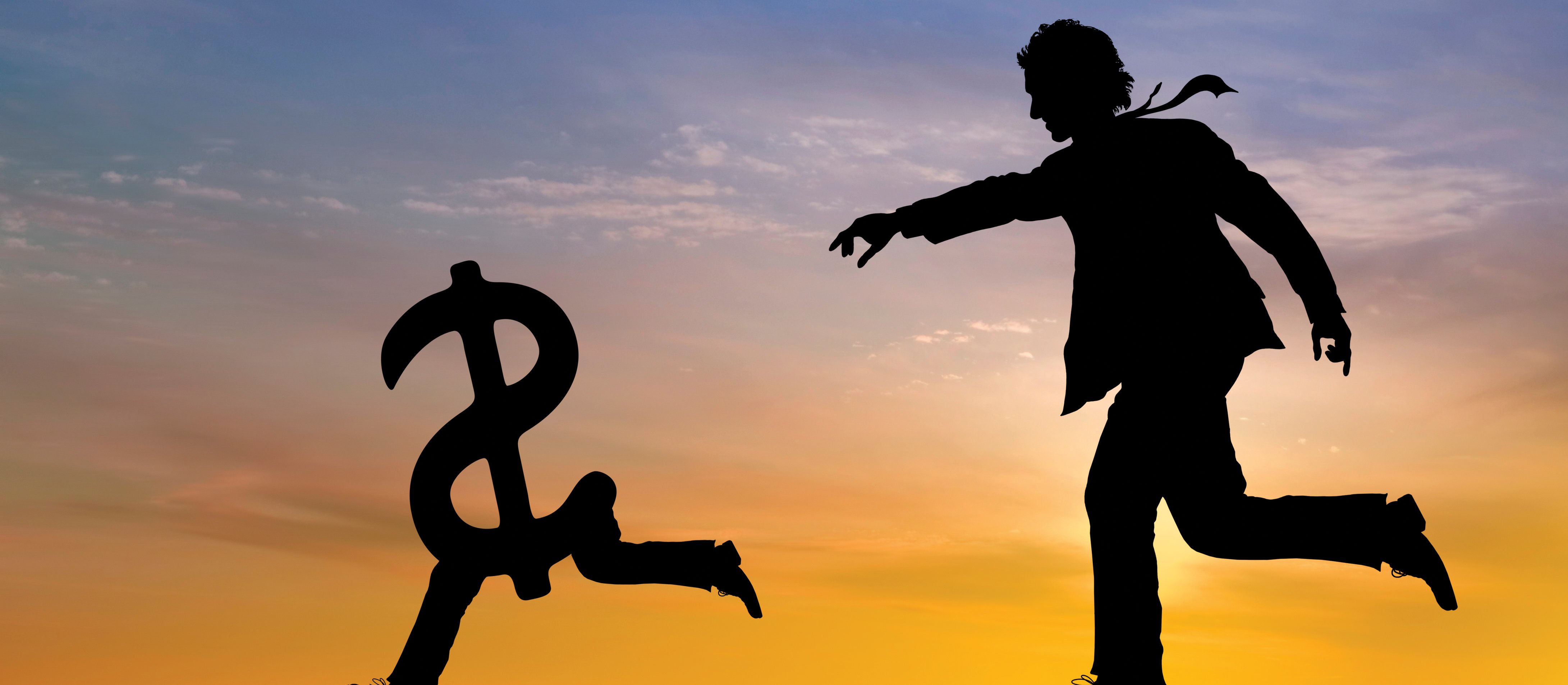 Man chasing money CR iStock/Grafissimo
