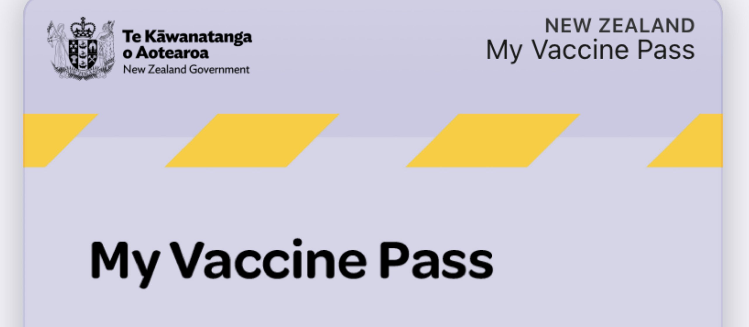 My vaccine pass 