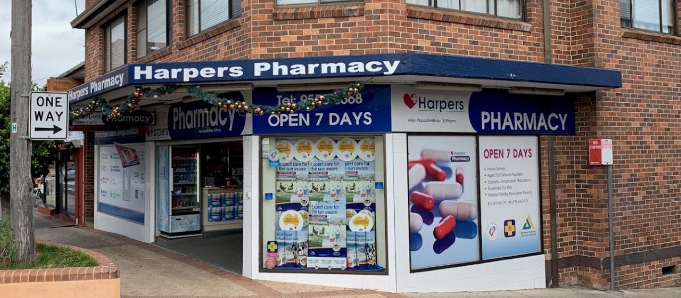 Harpers Pharmacy Sydney CR Google Maps
