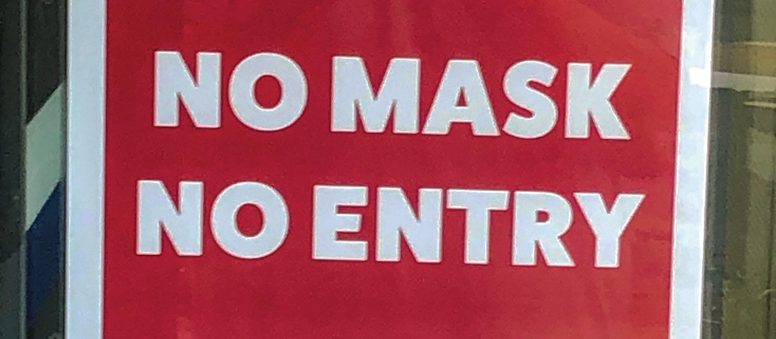 No mask no entry