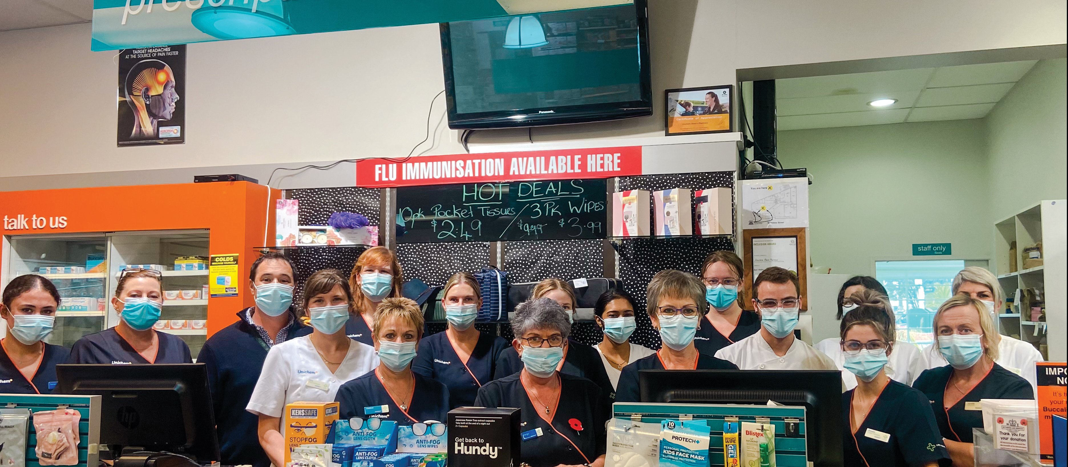The pharmacy team in Greymouth