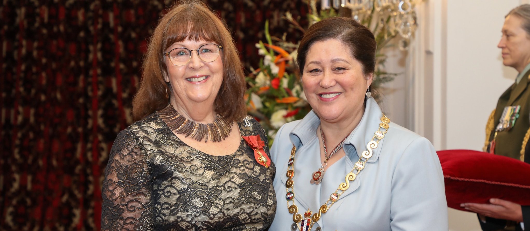 Linda Bryant and Dame Cindy
