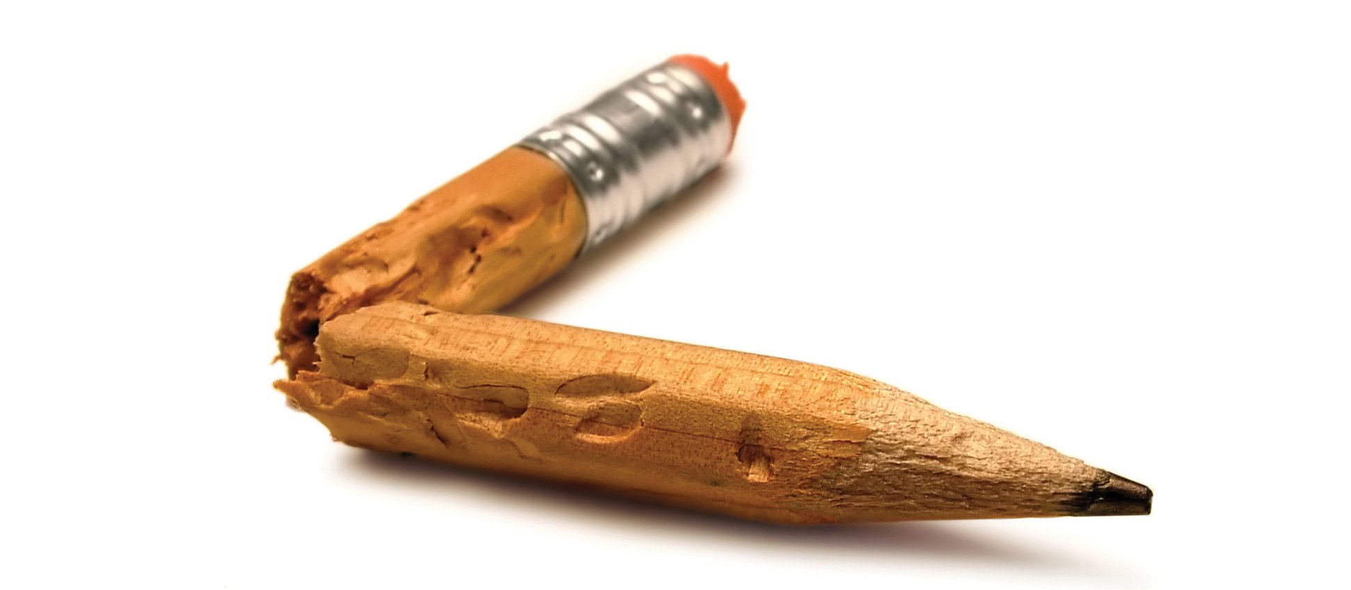 Stress broken pencil 