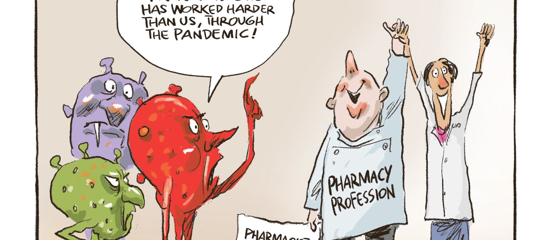 Covid cartoon
