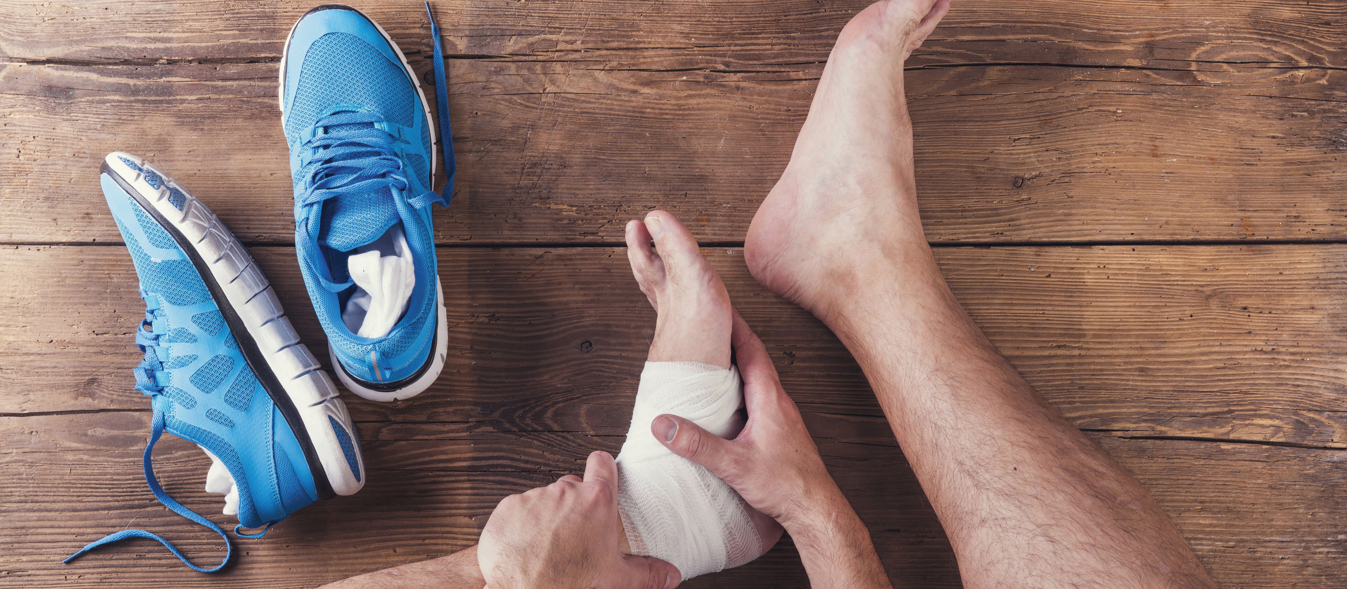 Injured ankle_running shoes