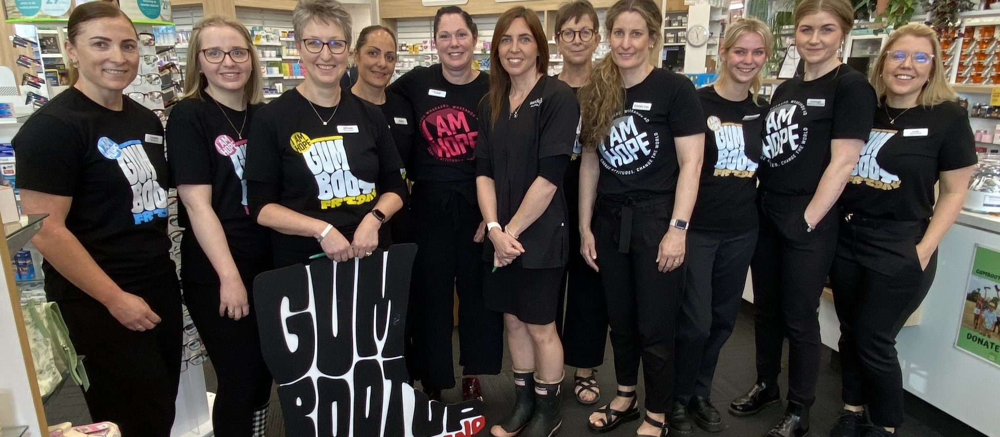 Sanders Pharmacy Gumboot Day  CR Supplied