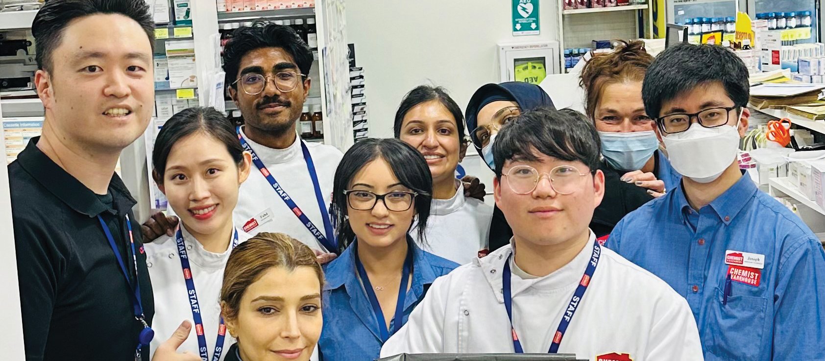 Technician Donna Skeen with CW Henderson team