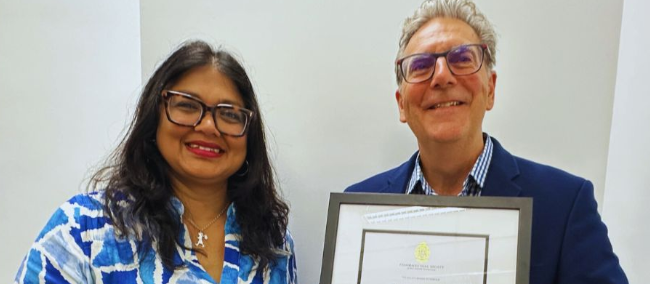 Sandy Bhawan and David Woods CR PSNZ