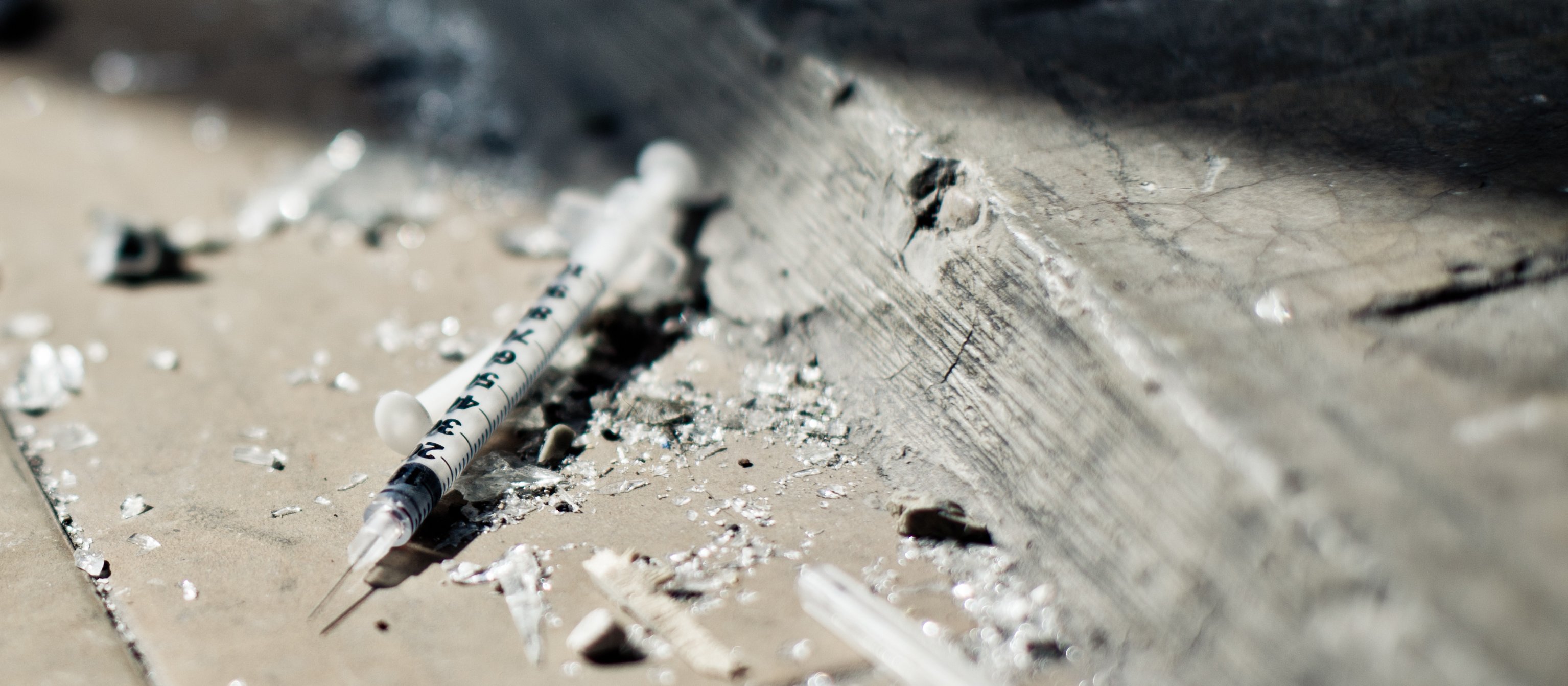 Used drugs Syringe