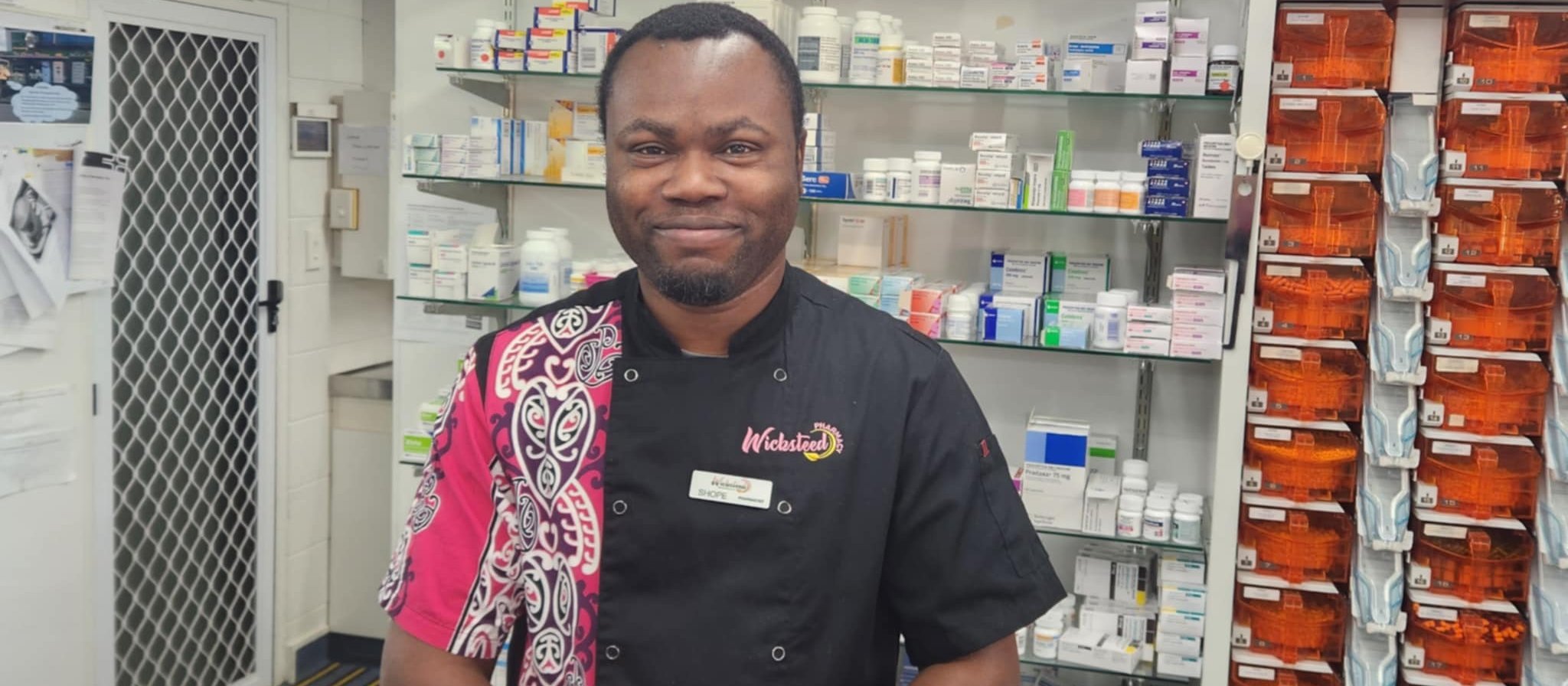 One of a group of Whanganui pharmacists who spoke to their local MP about the issues facing the pharmacy sector Wicksteed Pharmacy's Shope Olawoyin (CR supplied)