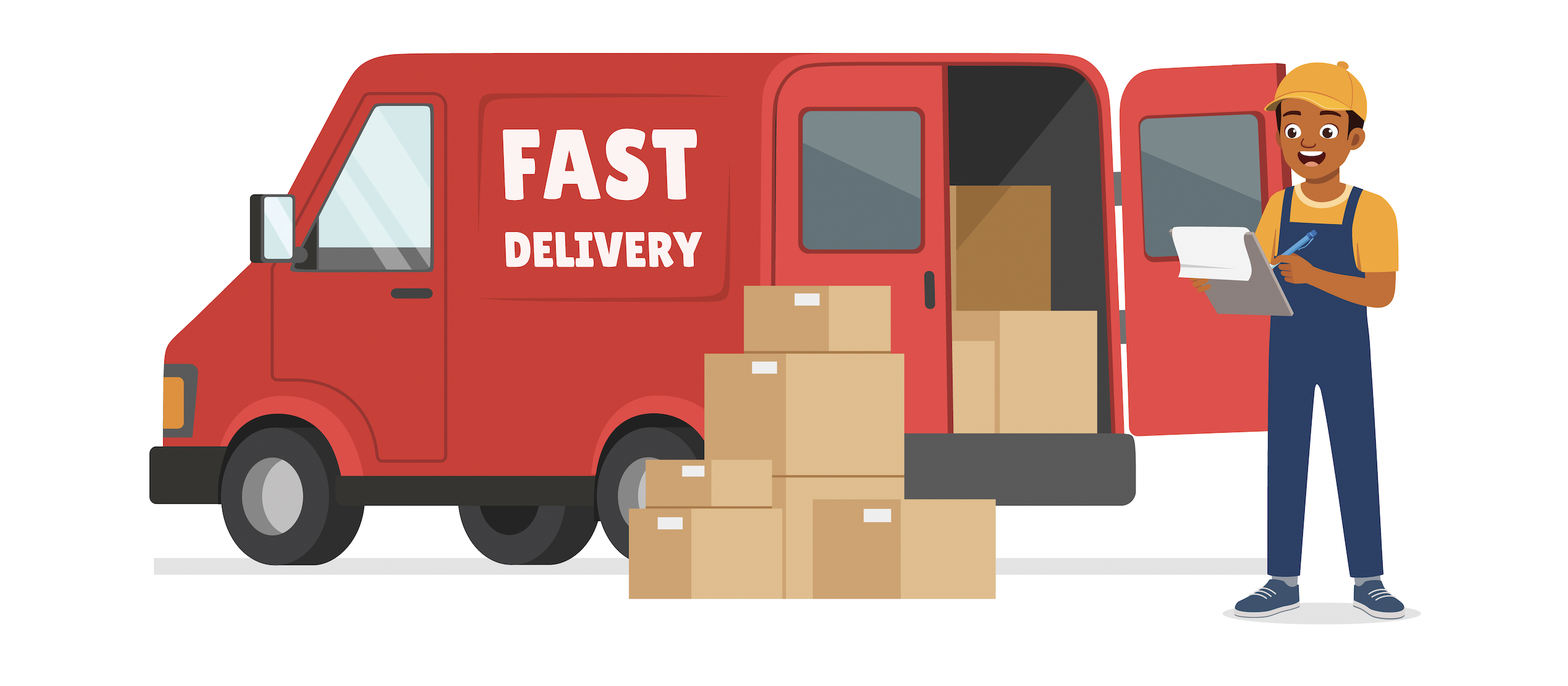 Courier van