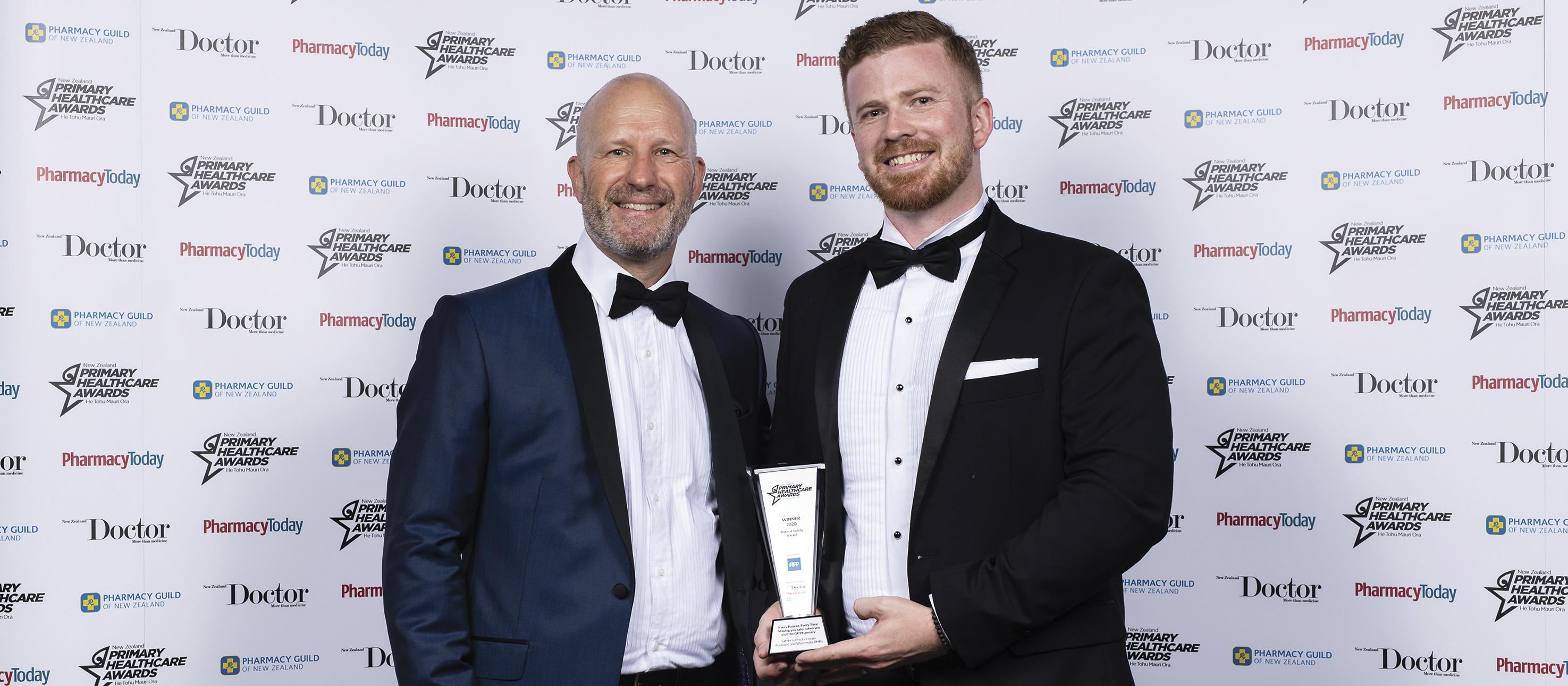 Scott Pickering (ACC) and Michael Hammond (Safety in practice manager)