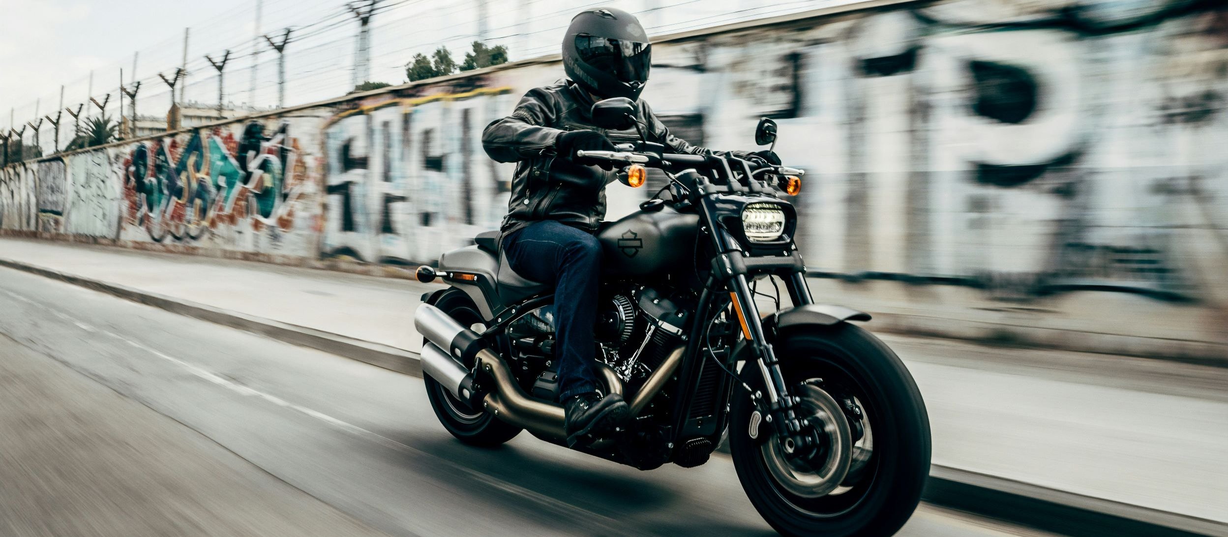 Bike rider, motorbike, speed