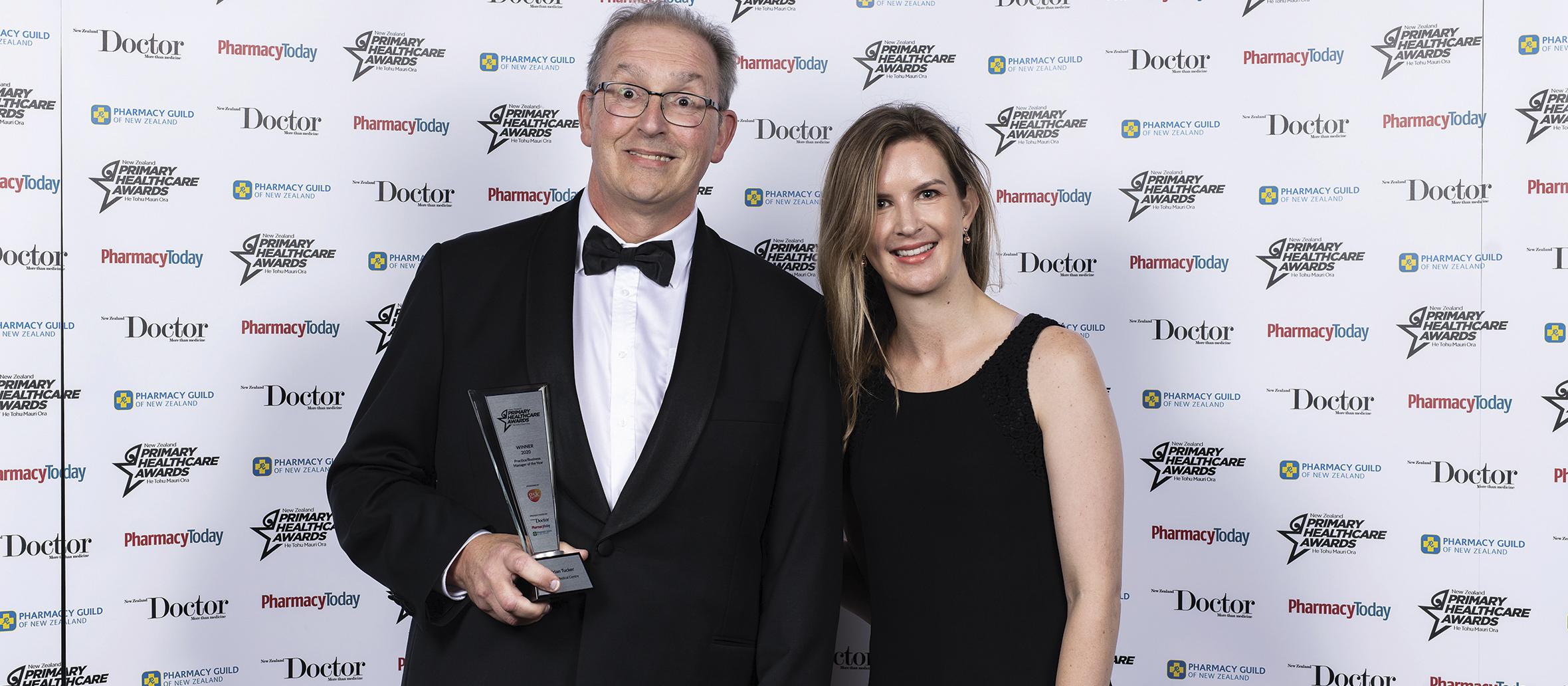 Adrian Tucker with Courtney Walkinshaw