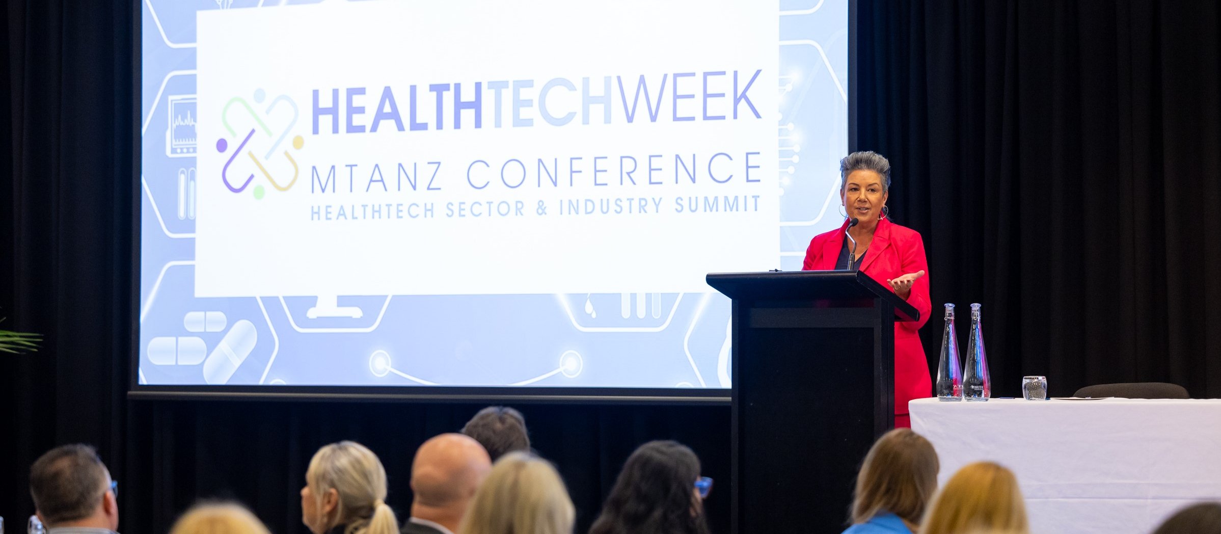 Pharmac chair Paula Bennett at 2024 MTANZ Conference  [Image: Cactus Photography]