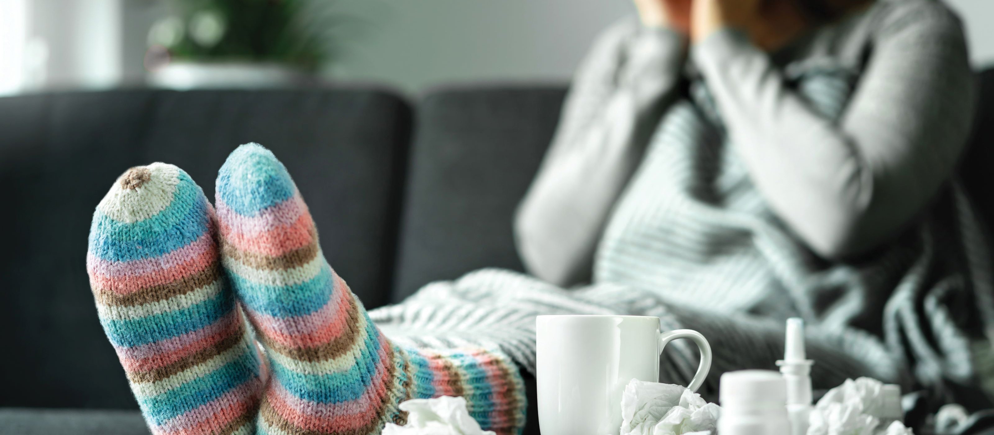 Sick woman CR Tero Vesalainen on iStock