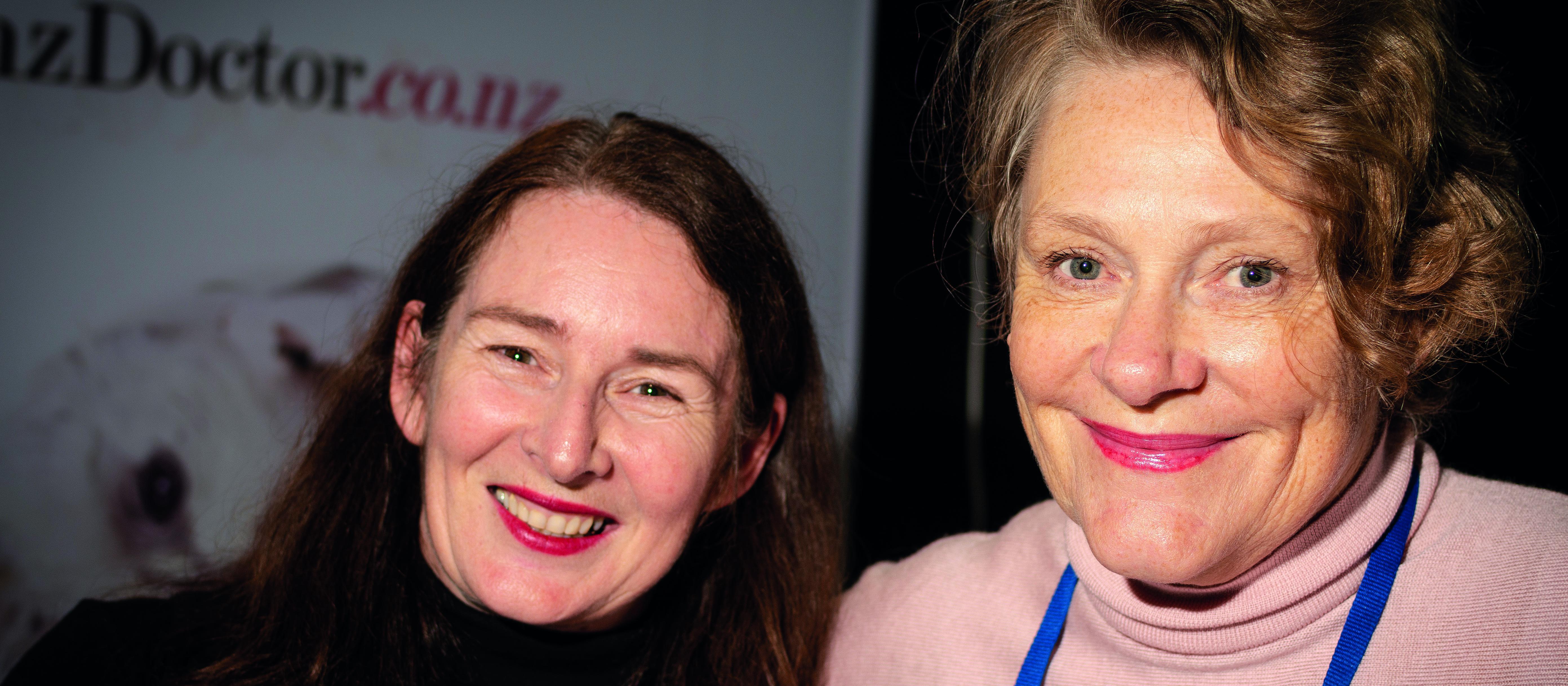 Barbara Fountain (left), New Zealand Doctor editor and Anna Mickell, The Health Media Limited general manager