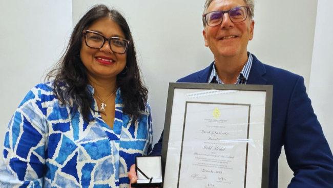 Sandy Bhawan and David Woods CR PSNZ