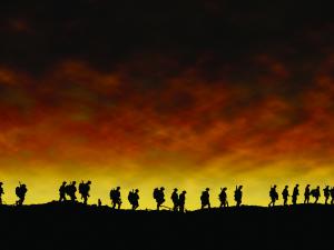 World War 1 silhouettes