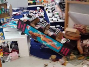 Kaikoura pharmacy earthquake damage 2