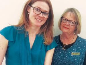 Samantha Huntley and Lorraine Fletcher