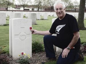 Euan Galloway poppy cemetery
