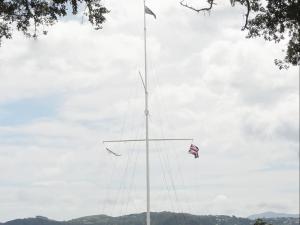 Waitangi flag staff