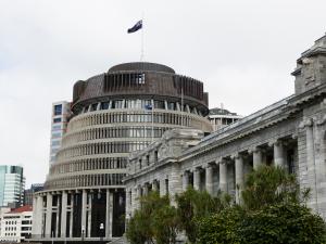 Parliament and beehive