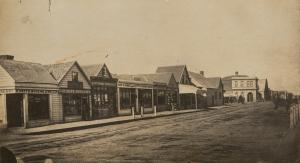 Christchurch Cashel Street_1868 Credit: Canterbury Museum