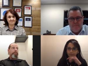 Ruth Brown, Andrew Gaudin, Dave McKee, Katrina Azer