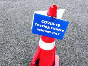 COVID traffic cone 