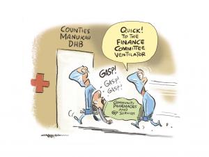 Cartoon - Rod Emmerson - Counties Manukau DHB